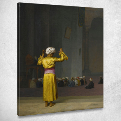 Preghiera Nella Moschea Jean-Léon Gérôme jlg107 quadro stampato su tela
