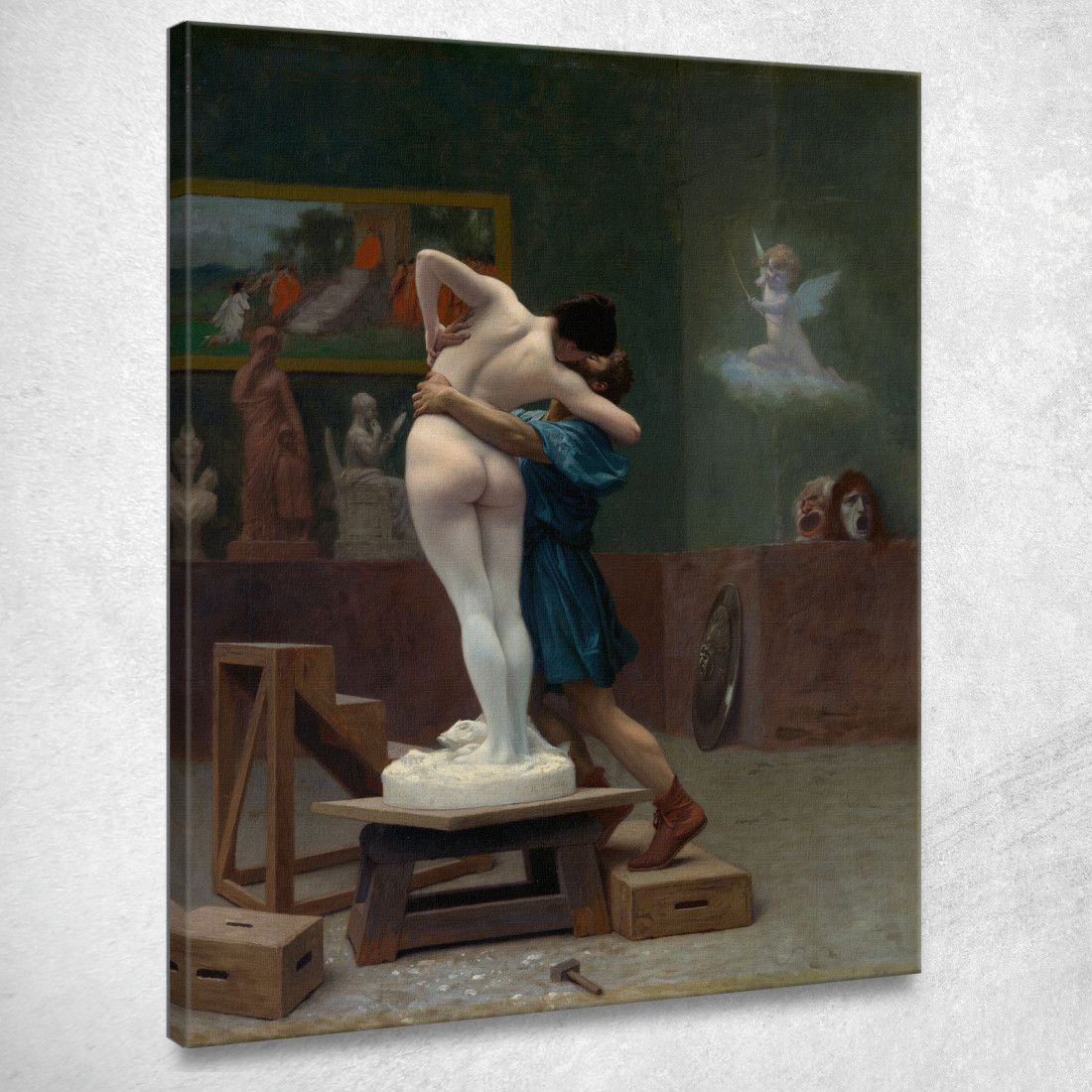 Pigmalione E Galatea Jean-Léon Gérôme jlg110 quadro stampato su tela