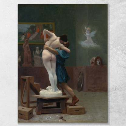 Pigmalione E Galatea Jean-Léon Gérôme jlg110 quadro stampato su tela