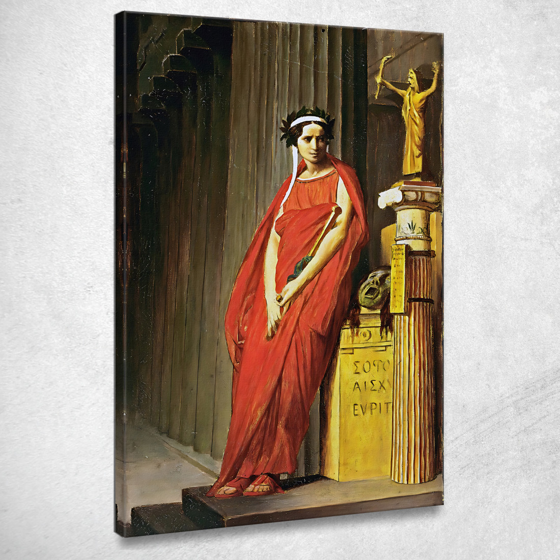 Rachele Jean-Léon Gérôme jlg112 quadro stampato su tela