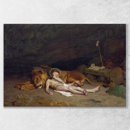 San Girolamo Jean-Léon Gérôme jlg118 quadro stampato su tela