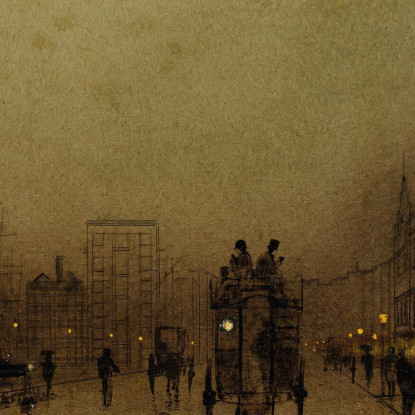 I Moli Di Glasgow Al Crepuscolo John Atkinson Grimshaw jag29 quadro stampato su tela