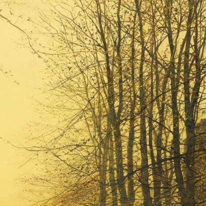 Tardo Autunno John Atkinson Grimshaw jag37 quadro stampato su tela