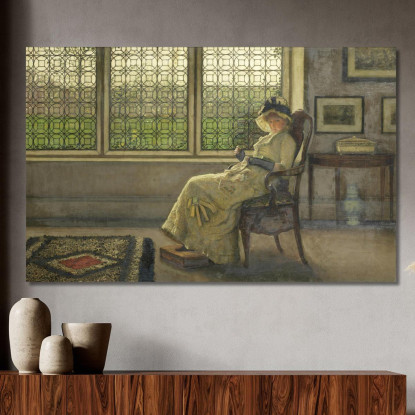 Signora Dorothy John Atkinson Grimshaw jag44 quadro stampato su tela
