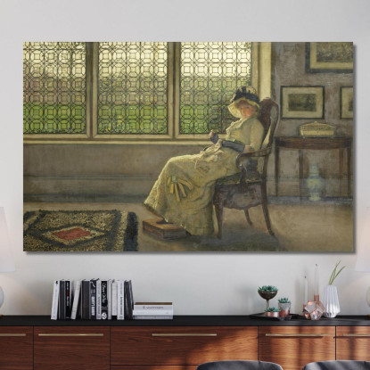 Signora Dorothy John Atkinson Grimshaw jag44 quadro stampato su tela