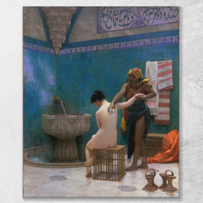 Il Bagno Jean-Léon Gérôme jlg124 quadro stampato su tela