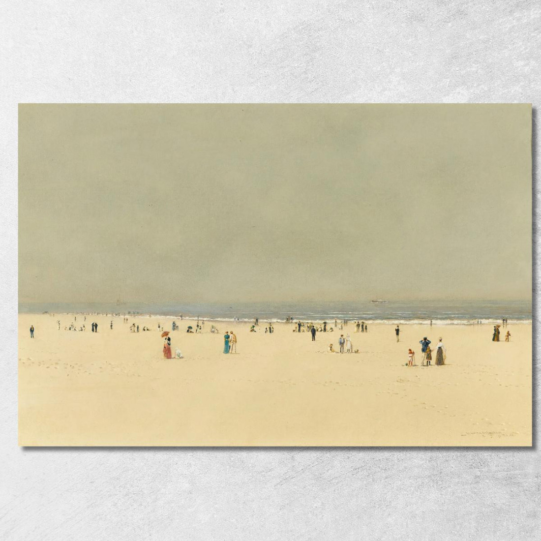 Sabbia Mare E Cielo – Una Fantasia Estiva John Atkinson Grimshaw jag59 quadro stampato su tela