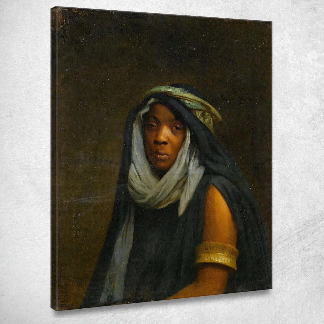La Serva Nera Jean-Léon Gérôme jlg125 quadro stampato su tela
