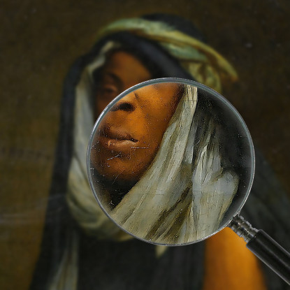 La Serva Nera Jean-Léon Gérôme jlg125 quadro stampato su tela