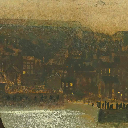 Abbazia E Chiesa Di Whitby John Atkinson Grimshaw jag81 quadro stampato su tela