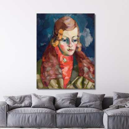 Ritratto Di Donna 2 Konrad Mägi kmg17 quadro stampato su tela