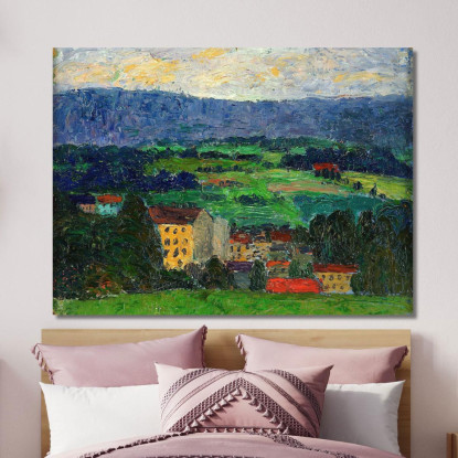 Paesaggio Norvegese 3 Konrad Mägi kmg20 quadro stampato su tela