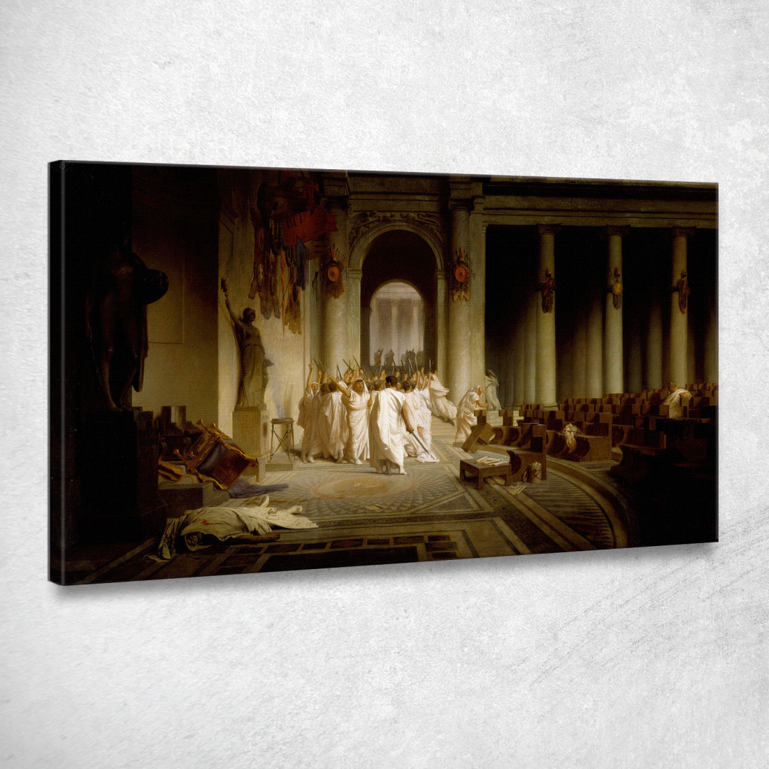 La Morte Di Cesare Jean-Léon Gérôme jlg132 quadro stampato su tela