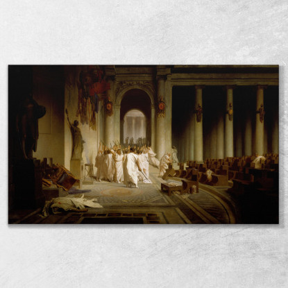 La Morte Di Cesare Jean-Léon Gérôme jlg132 quadro stampato su tela
