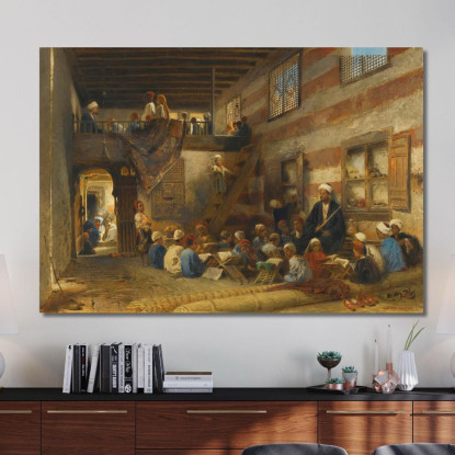 In Aula Konstantin Egorovich Makovsky kem4 quadro stampato su tela