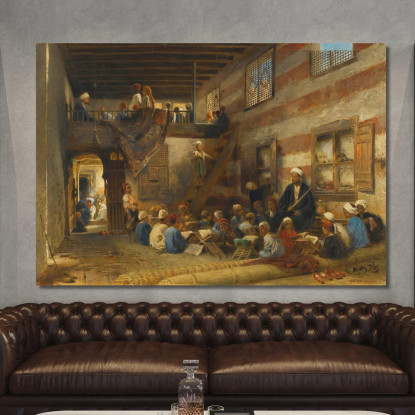 In Aula Konstantin Egorovich Makovsky kem4 quadro stampato su tela