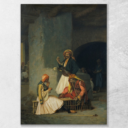 I Giocatori Del Draft Jean-Léon Gérôme jlg133 quadro stampato su tela