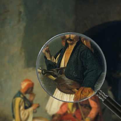 I Giocatori Del Draft Jean-Léon Gérôme jlg133 quadro stampato su tela