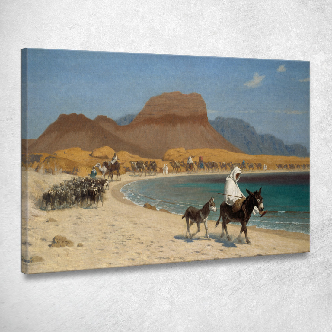 Il Golfo Di Aqaba Jean-Léon Gérôme jlg138 quadro stampato su tela