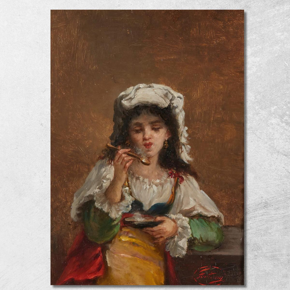 Zuppa Calda Mariano Fortuny Marsal mfm24 quadro stampato su tela