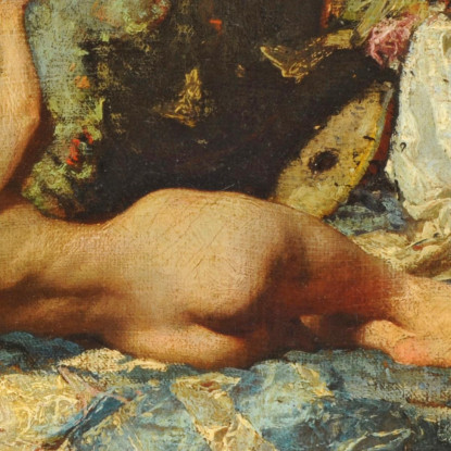 Odalisca Mariano Fortuny Marsal mfm31 quadro stampato su tela