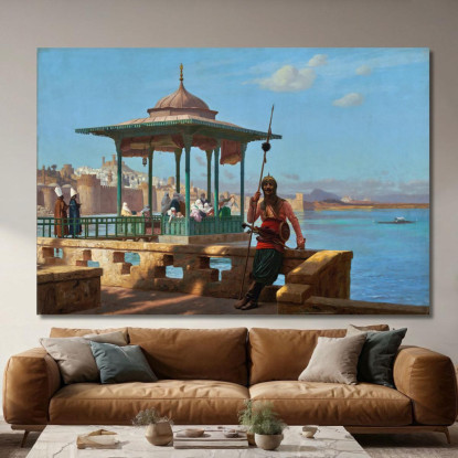 L'Harem Nel Chiosco Jean-Léon Gérôme jlg139 quadro stampato su tela