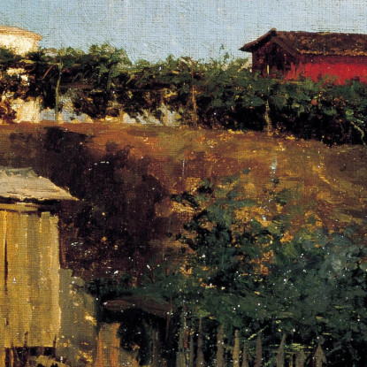 Paesaggio Di Portici Mariano Fortuny Marsal mfm32 quadro stampato su tela