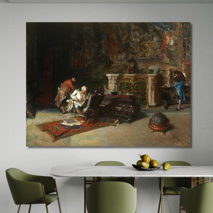 Il Collezionista Di Stampe Mariano Fortuny Marsal mfm39 quadro stampato su tela