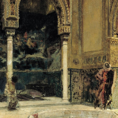 L'Uccisione Degli Abencerrajes Mariano Fortuny Marsal mfm41 quadro stampato su tela