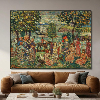 Fantasia Maurice Prendergast mpr16 quadro stampato su tela