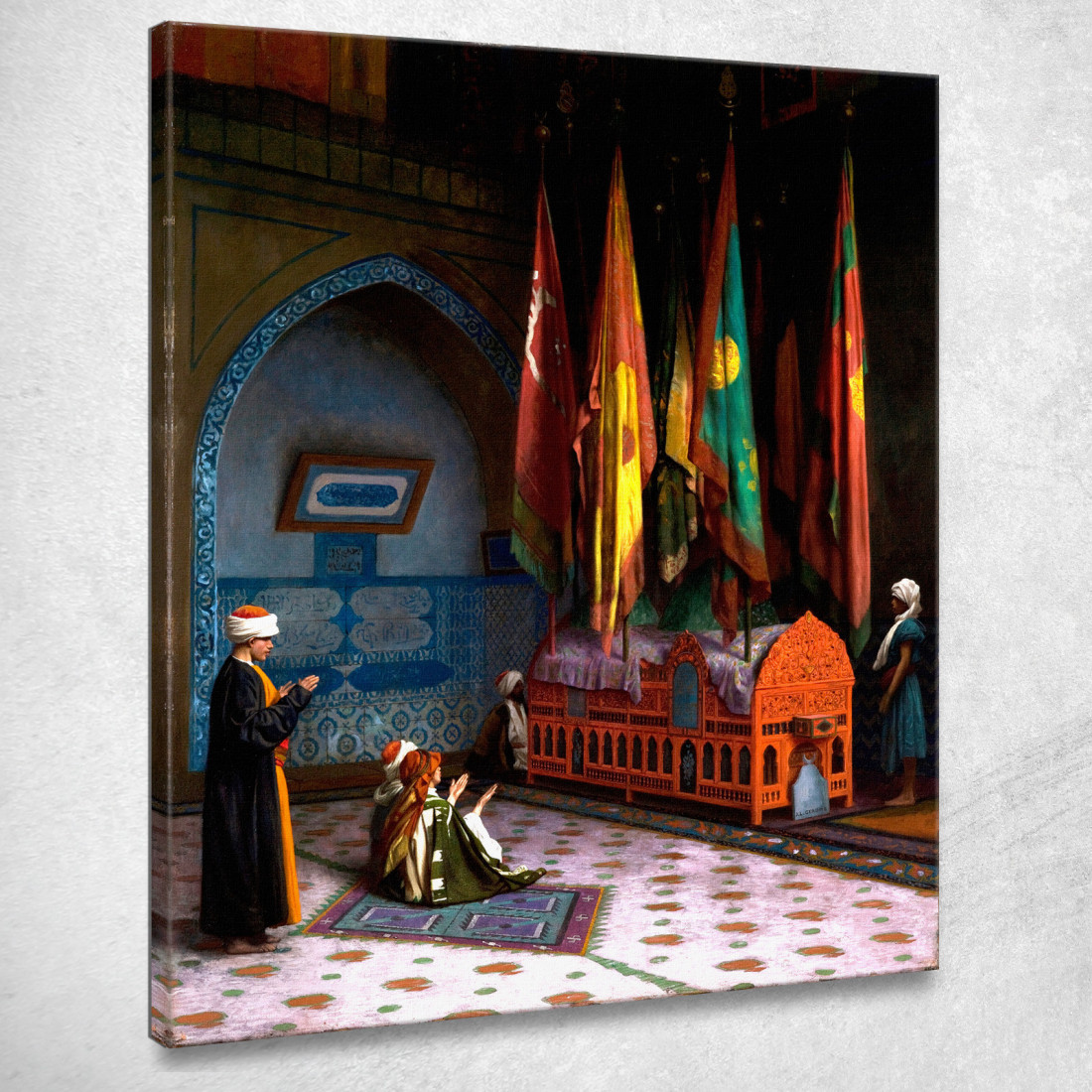 La Sentinella Alla Tomba Del Sultano Jean-Léon Gérôme jlg147 quadro stampato su tela
