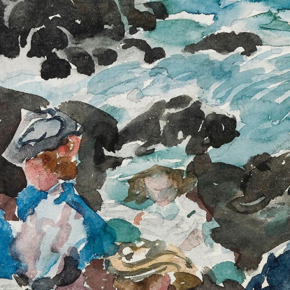 Onde Cohasset Maurice Prendergast mpr62 quadro stampato su tela