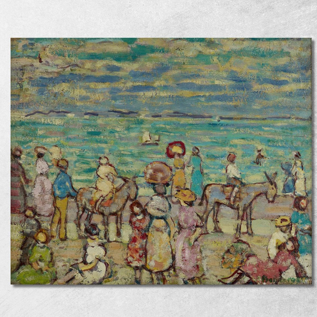 La Spiaggia Maurice Prendergast mpr63 quadro stampato su tela
