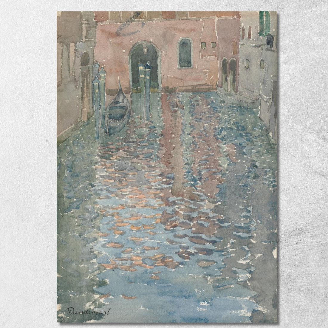 Canali Veneziani Maurice Prendergast mpr73 quadro stampato su tela