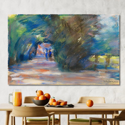 Viale Con Due Cavalieri Max Liebermann mlb2 quadro stampato su tela