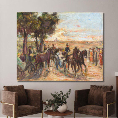 Passeggiata Sul Monte Pincio A Roma Max Liebermann mlb17 quadro stampato su tela