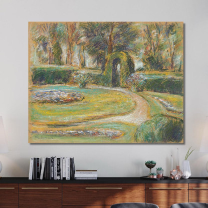 Il Rondò Nel Giardino Delle Siepi Max Liebermann mlb18 quadro stampato su tela
