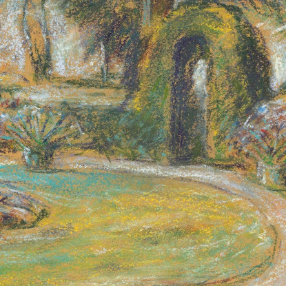 Il Rondò Nel Giardino Delle Siepi Max Liebermann mlb18 quadro stampato su tela