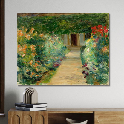 Il Giardino Utile Nel Wannsee Verso Est Max Liebermann mlb19 quadro stampato su tela