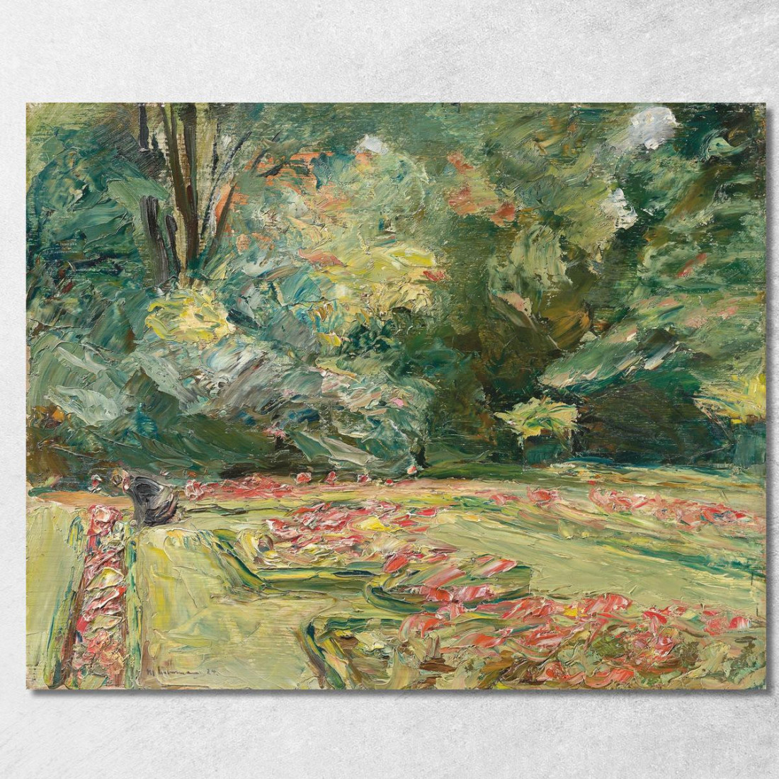 La Terrazza Fiorita Nel Giardino Del Wannsee Verso Nord Max Liebermann mlb24 quadro stampato su tela