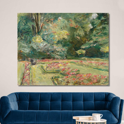 La Terrazza Fiorita Nel Giardino Del Wannsee Verso Nord Max Liebermann mlb24 quadro stampato su tela