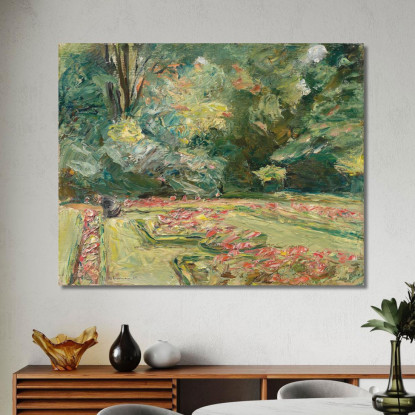 La Terrazza Fiorita Nel Giardino Del Wannsee Verso Nord Max Liebermann mlb24 quadro stampato su tela