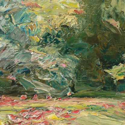La Terrazza Fiorita Nel Giardino Del Wannsee Verso Nord Max Liebermann mlb24 quadro stampato su tela