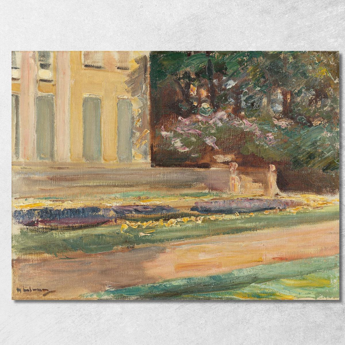 La Terrazza Fiorita Nel Giardino Del Wannsee Verso Nord-Ovest Max Liebermann mlb26 quadro stampato su tela