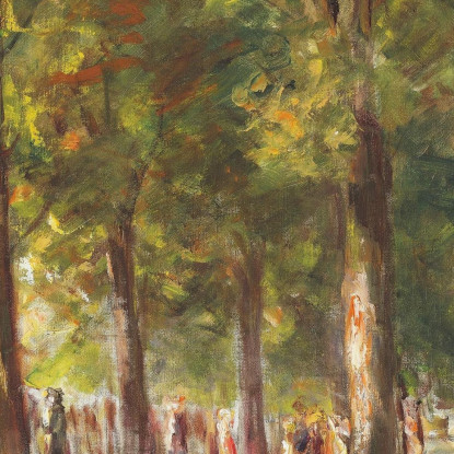 La Grande Strada Del Lago Nel Wannsee Con Passanti Max Liebermann mlb32 quadro stampato su tela