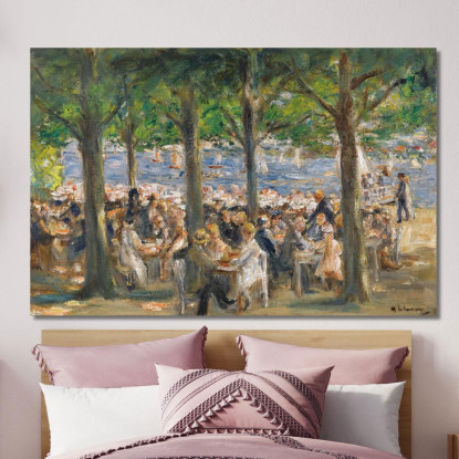 Giardino Sul Fiume Havel Sotto Gli Alberi Max Liebermann mlb40 quadro stampato su tela
