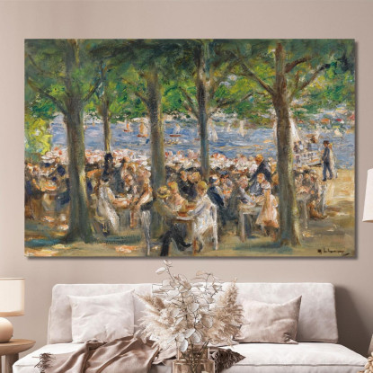 Giardino Sul Fiume Havel Sotto Gli Alberi Max Liebermann mlb40 quadro stampato su tela