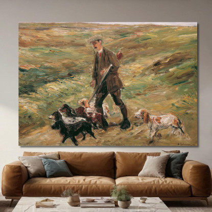 Cacciatore Nelle Dune Max Liebermann mlb45 quadro stampato su tela