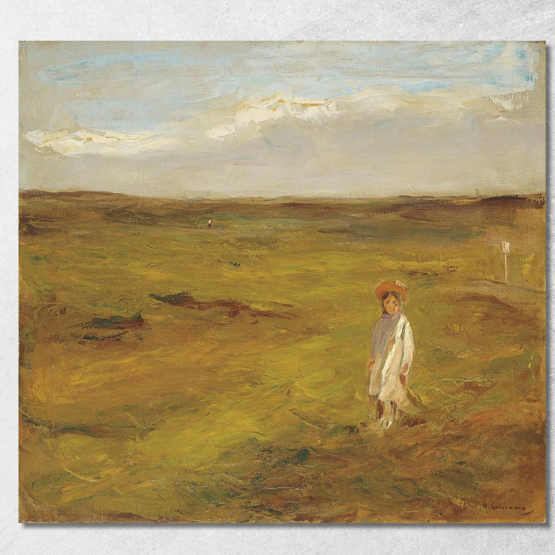 Bambino Nelle Dune Max Liebermann mlb46 quadro stampato su tela