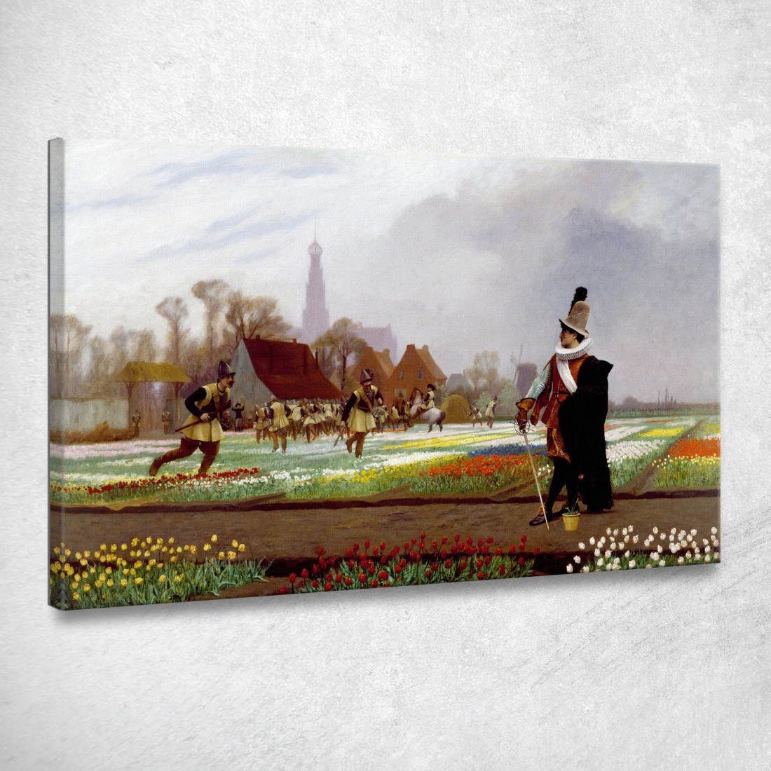 La Follia Dei Tulipani Jean-Léon Gérôme jlg156 quadro stampato su tela